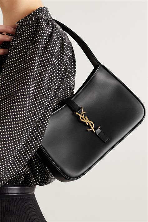 black and white ysl bag|YSL shoulder bag black.